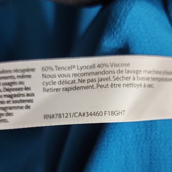 Eileen Fisher Blue Midi Dress - Picture 6 of 8